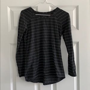 Lululemon long sleeve striped shirt